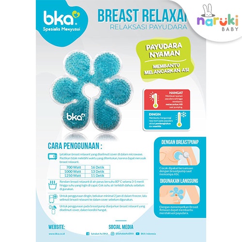 BKA Breast Relaxant Relaksasi Kompress Payudara Single Pack isi 1 Pcs