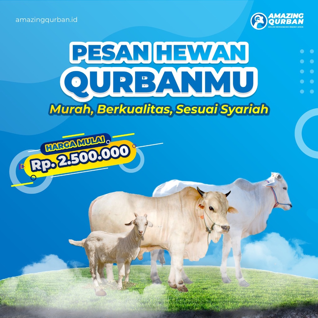 

Qurban Sapi Online (1/7) Terpercaya Termurah Harga Spesial Se JABODETABEK
