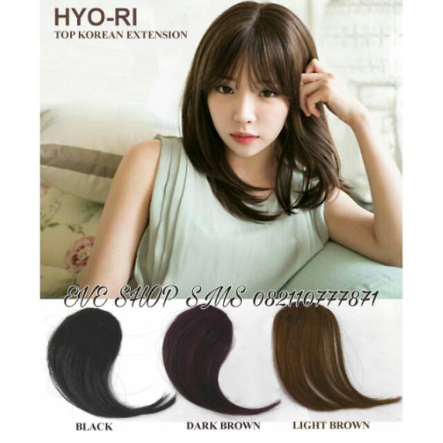 PONICLIP TIPIS KOREA / SIDE BANGS / PONI CLIP TIPIS KOREA
