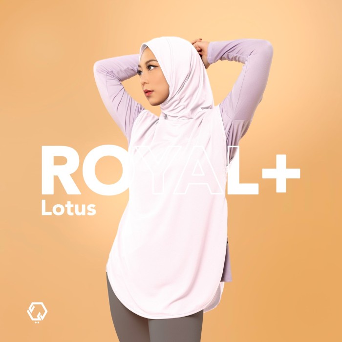 Hijab Olahraga - REYD Royal+ - Lotus Pink