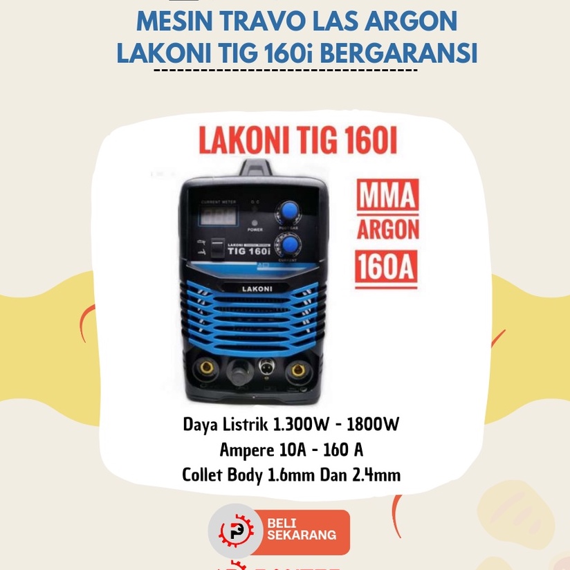 Mesin Travo Las Lakoni TIG 160 Argon