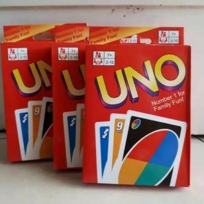 Kartu Uno Polos Mainan Edukasi Anak Uno Card