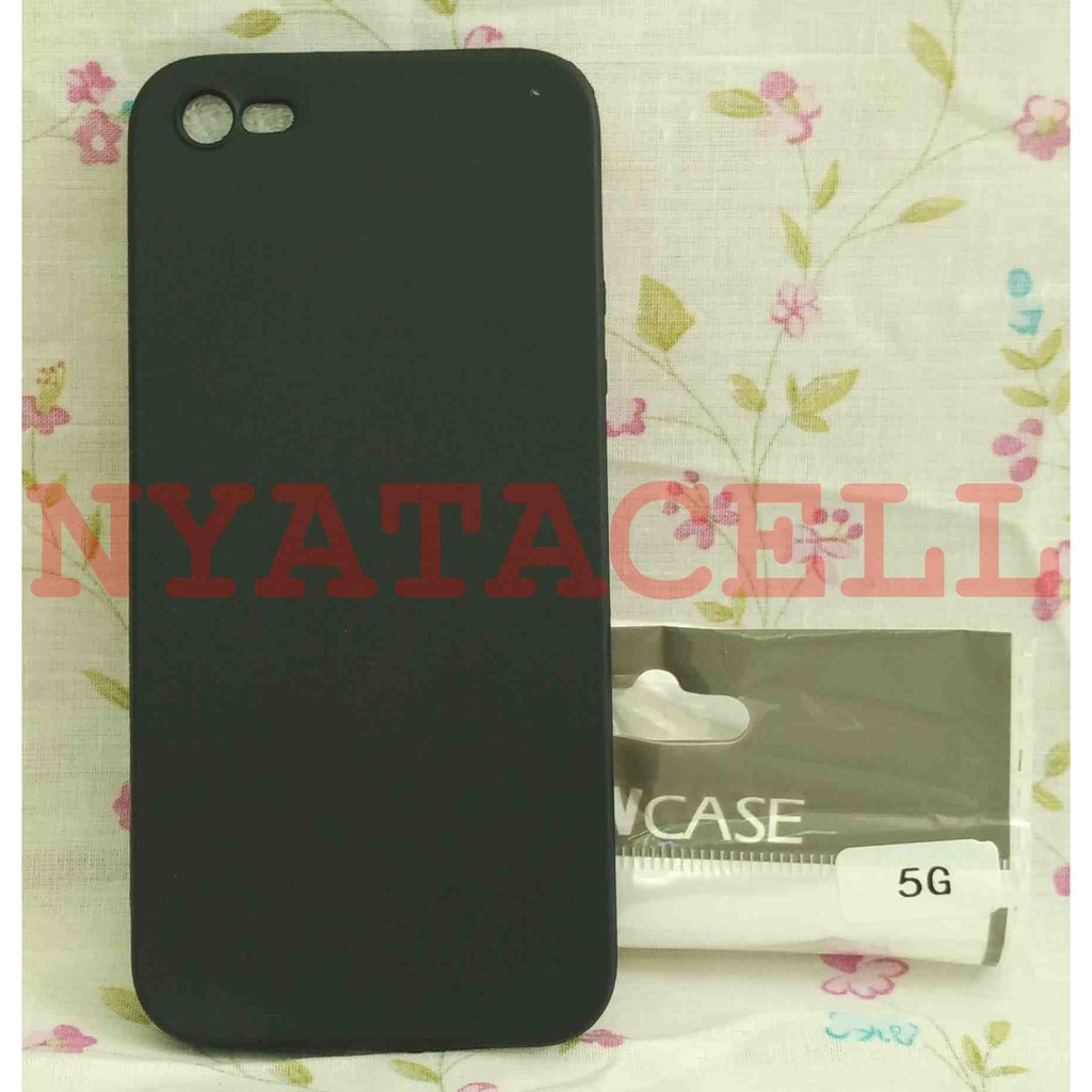 Case Matte Iphone 5 5G 5S SE Soft Black Anti Minyak Softcase/SoftShell