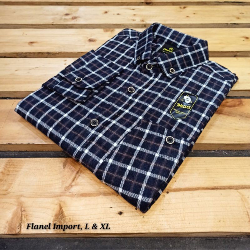 KEMEJA FLANEL PRIA BEST SELLER M L DAN XL