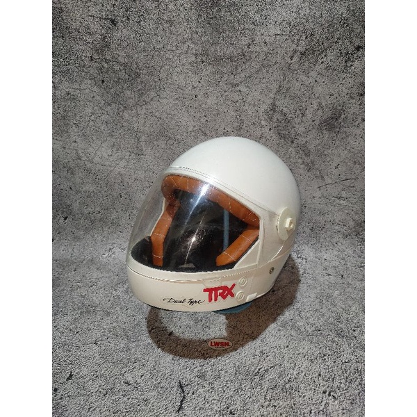 Helm TRX Honda Jadul Helm motor jadul busa kulit