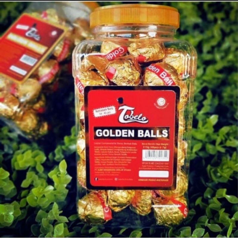 PROMO Tobelo Coklat Golden balls toples