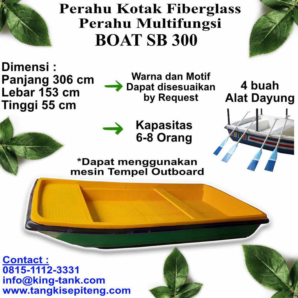 PERAHU SAR - PERAHU RESCUE - PERAHU FIBER SAR - BOAT 500