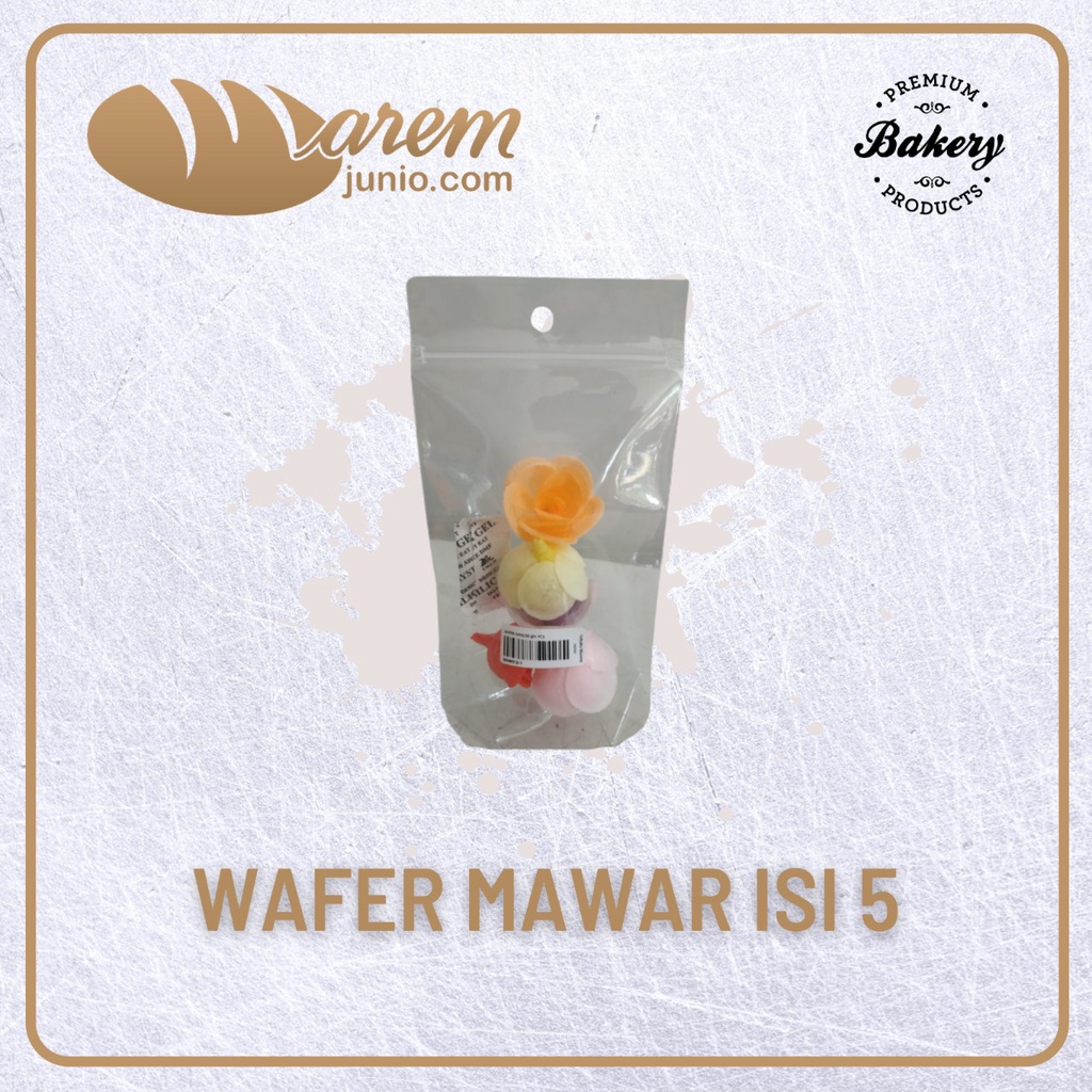 

Wafer Kerupuk Mawar Cone Isi 5