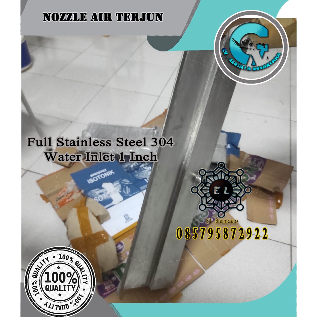 Nozzle Air Terjun - Decorative Garden Fountein Stainless