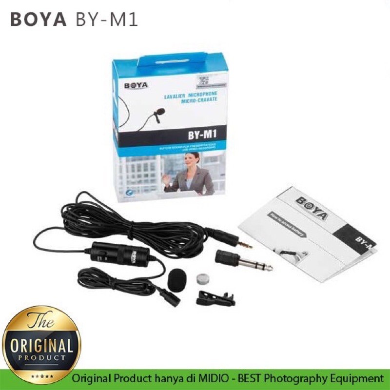 Boya BY-M1 3.5 Mm Lavalier Microphone