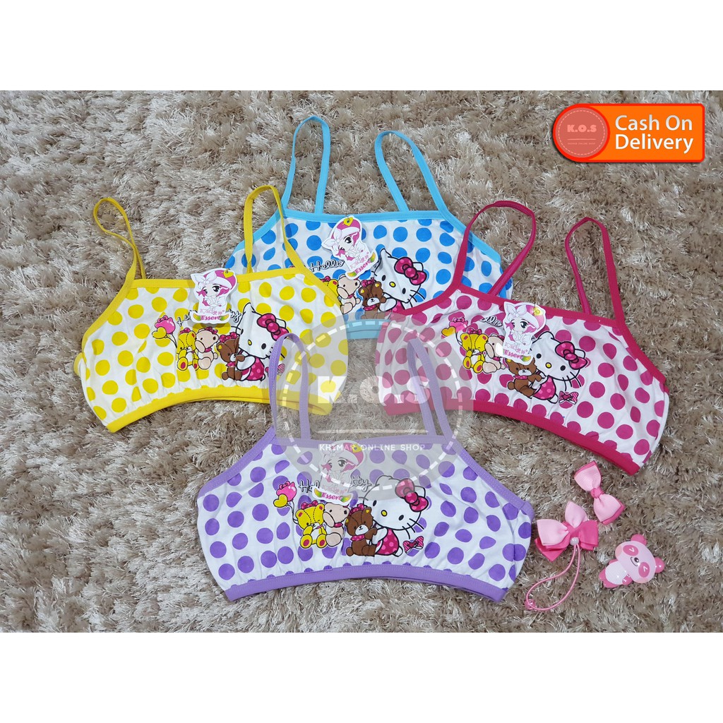 miniset anak katun impor tali kecil