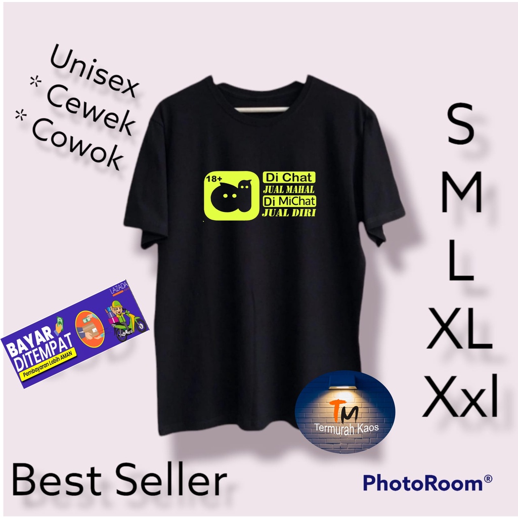 Cod Diskon Promo Gratis Ongkir Kaos MICHAT /Kaos Terlaris Kualitas Terjamin Kaos Pria Distro Hits 2022/Kaos Murah Kaos Cotton 30s Kaos katun/Pakaian Pria Kaos Pria Dan Pakaian Wanita Kaos Viral/Best Seller Pakaian Pria