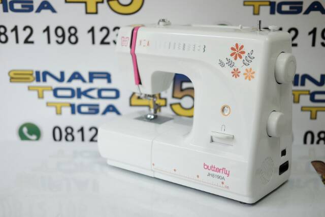 BUTTERFLY JH8190A Mesin Jahit Portable Pemula