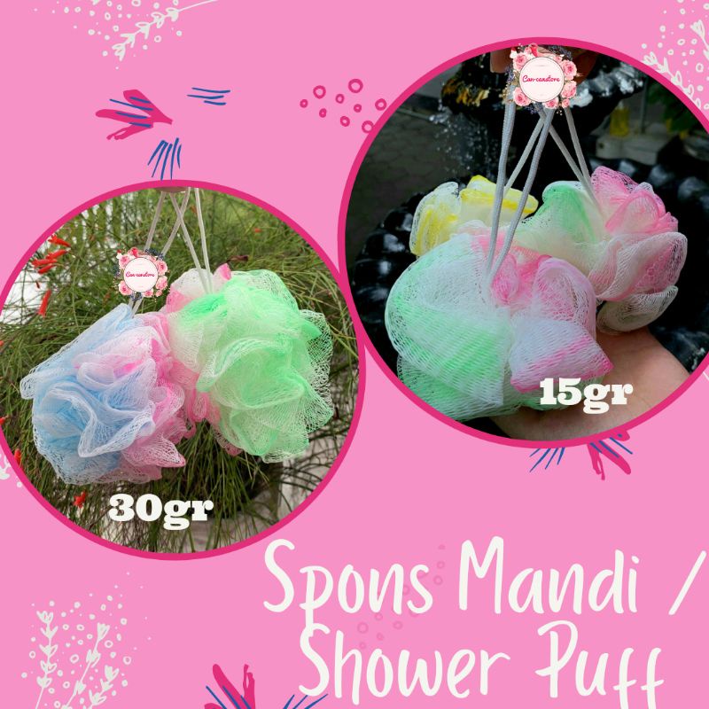 SPON MANDI WARNA WARNI | BATH SPONGE