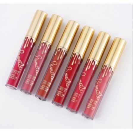 LAMEILA  Lipstik Cair 6 Warna Matte Tahan Lama - LAMEILA LIPSTIK MATTE