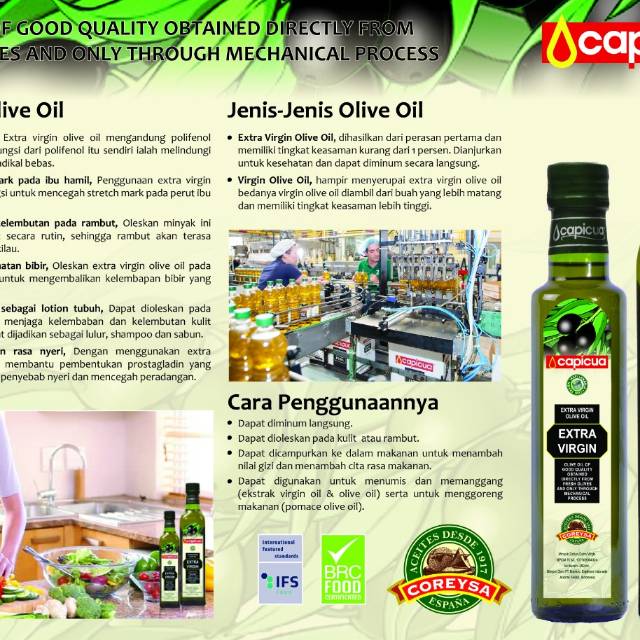 

Coreysa Extra Virgin Olive Oil 250ML & 500ML - Spanyol