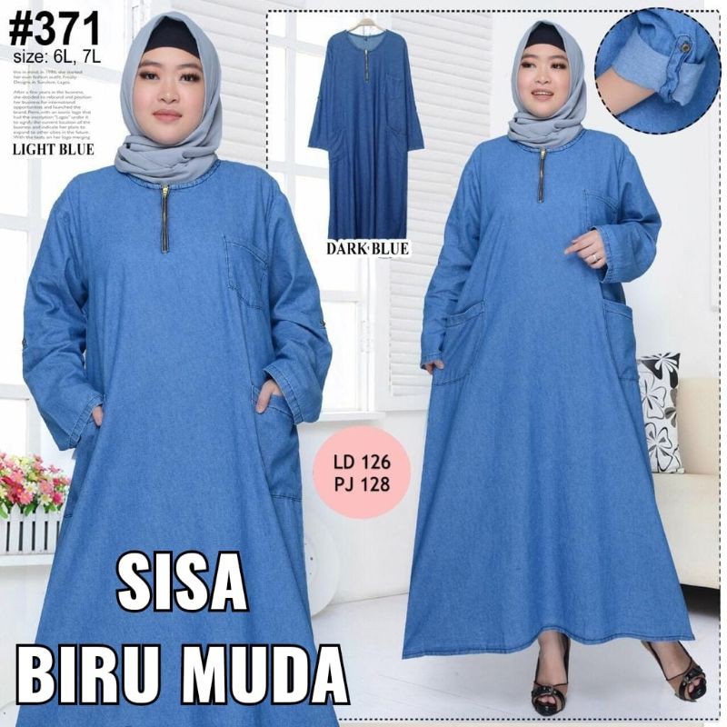 Gamis Denim Jumbo