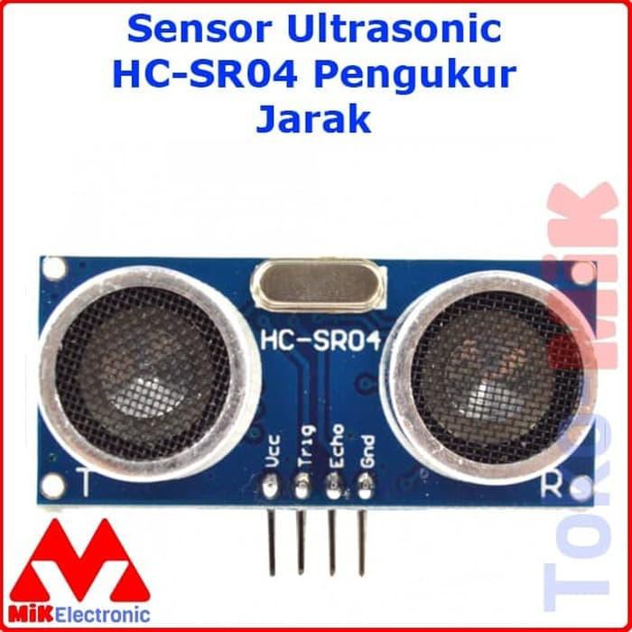 HARGA TURUN  Sensor Ultrasonic HC-SR04 Pengukur Jarak Arduino MIK robot shopee