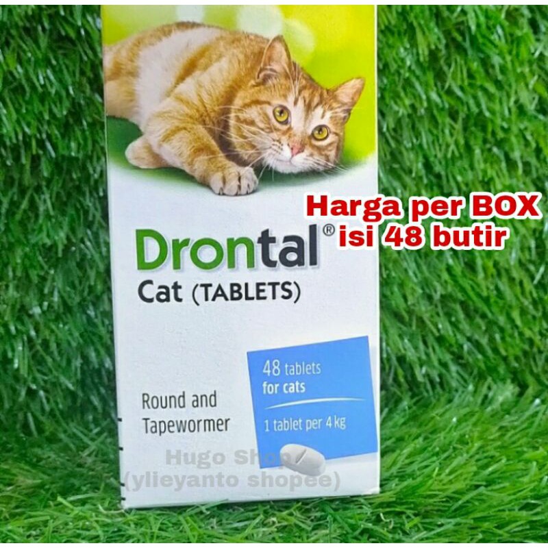 Drontal Cat BOX isi 48 butir dan 96 butir grosir reseller