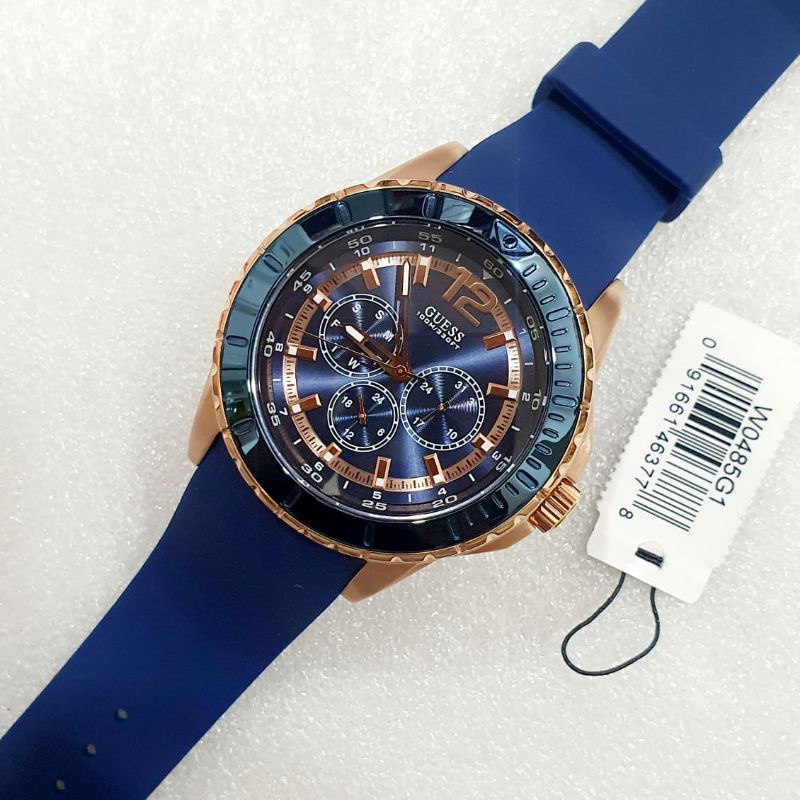 JAM TANGAN PRIA WANITA | RANTAI | KULIT | KARET | MURAH | PRIA GUESS W0485G1 ORIGINAL