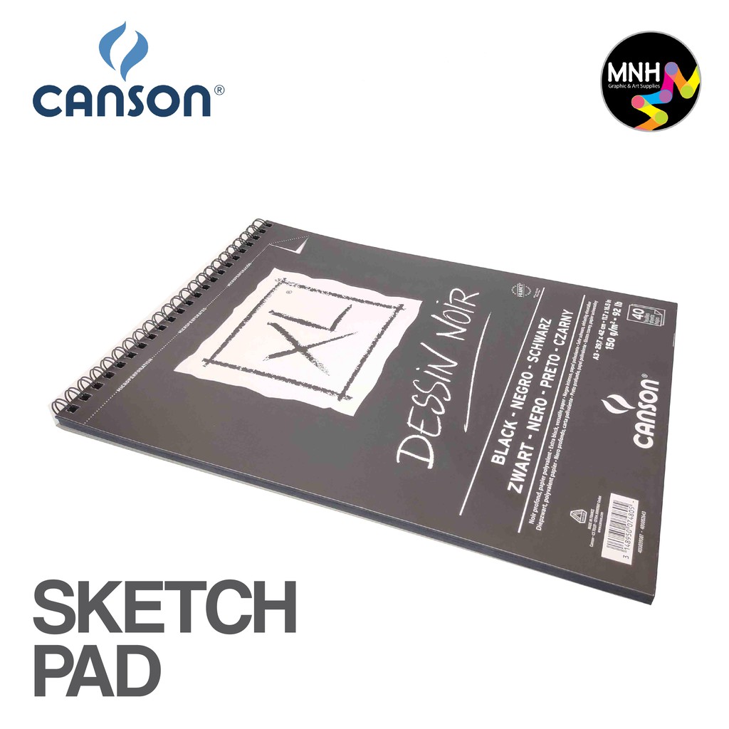 

Buku Gambar Canson XL Black 150G A3
