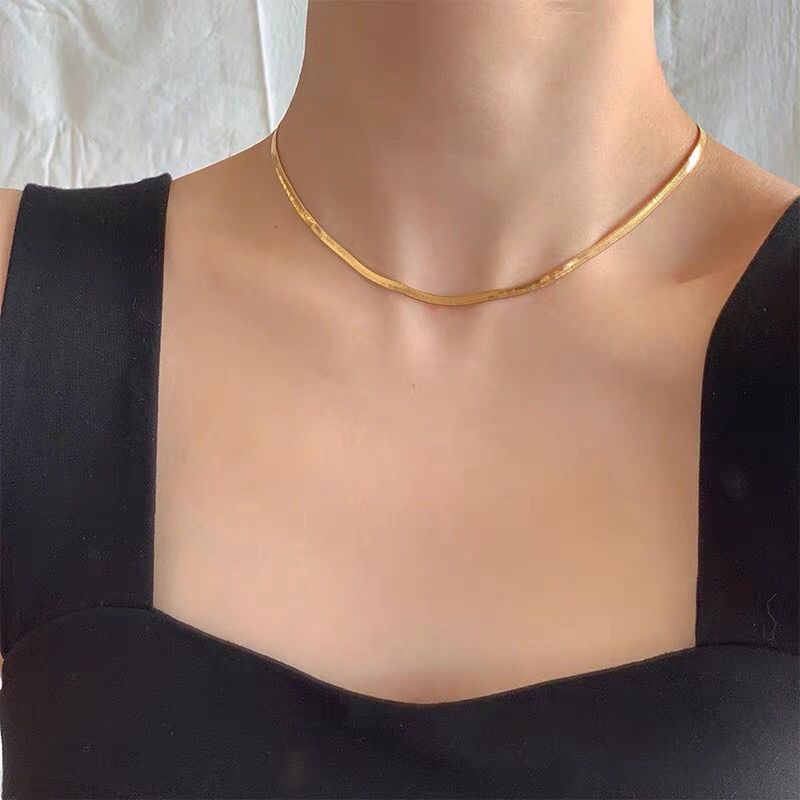 KALUNG TITANIUM CHOKER GEPENG