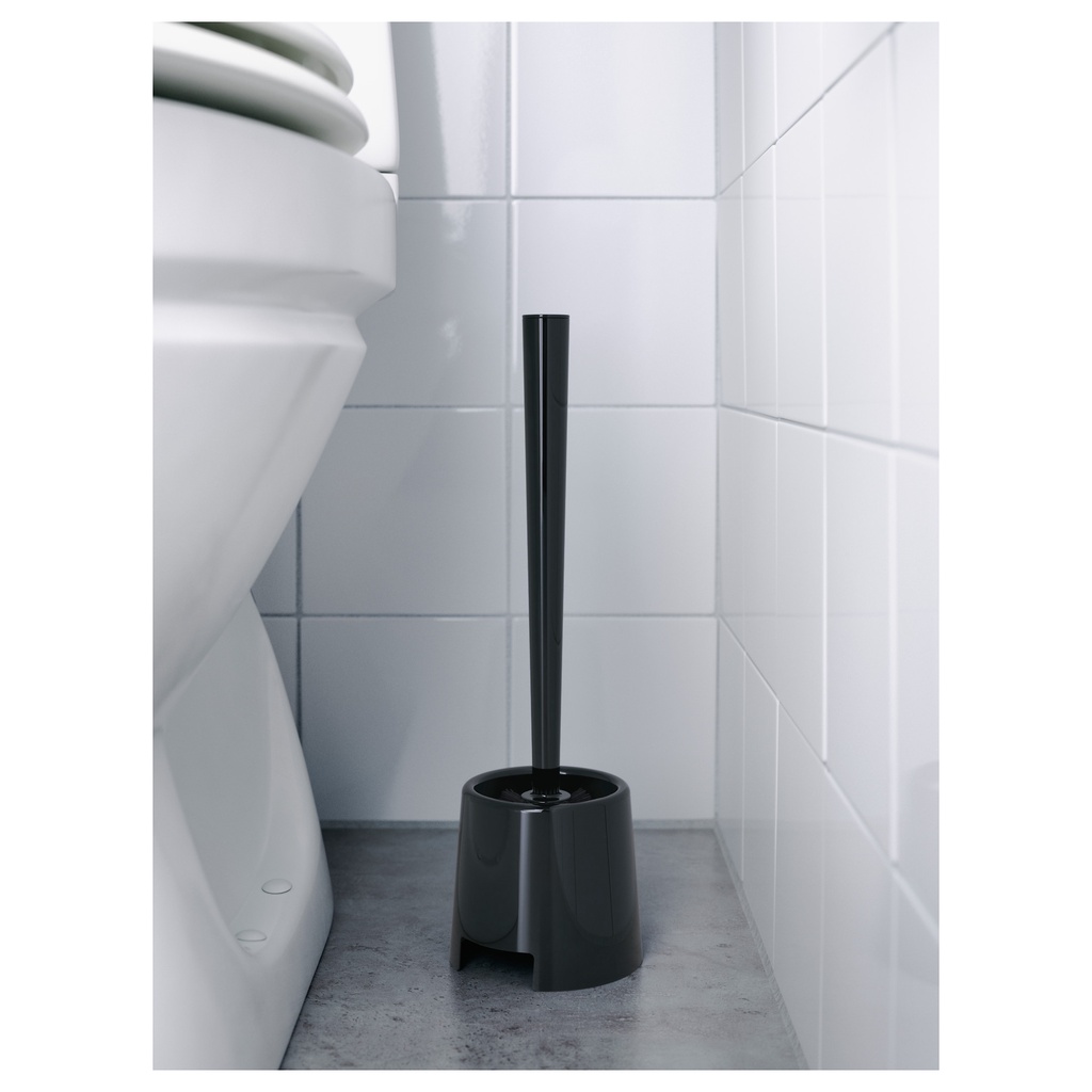 Jual Sikat Wc Sikat Toilet Dengan Wadah Ikea Bolmen Original Shopee Indonesia