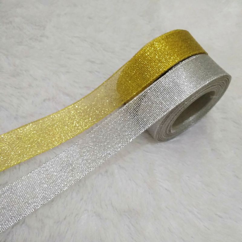 

(Per Meter) PROMO Pita Satin 2.5cm 1 inch Gift Tag Kado Hampers Birthday Packaging Ultah Cantik