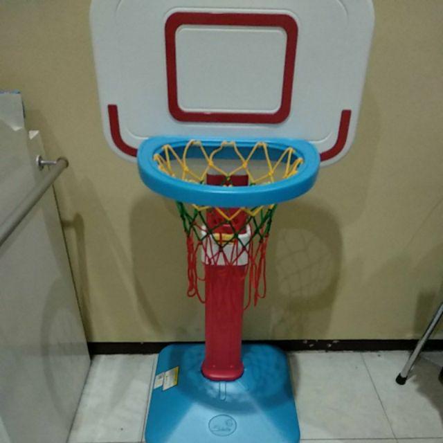 Basketball Set Mainan Anak Plastik Atur Ketinggian Include Bola