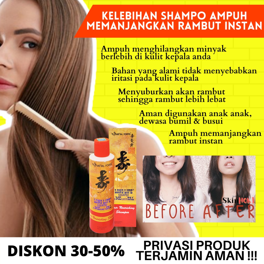 SAMPO METAL 60ml ORIGINAL SHAMPOO PENUMBUH RAMBUT TREATMENT RAMBUT