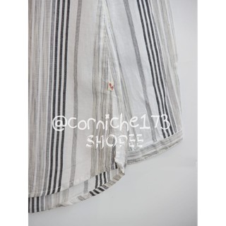  Corniche  Strippy Blouse Off White TH230991 Shopee 