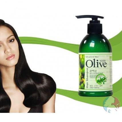 9PS COE Olive Shampoo 270ML Shampo Sampo Korea CO.E Original Melembutkan Memanjangkan Rambut  Berki