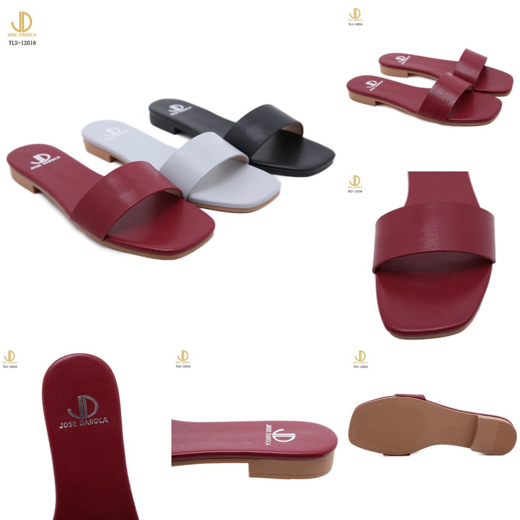 JOSE DAROCA Sandal Slop Kulit #TLS-12016# Original