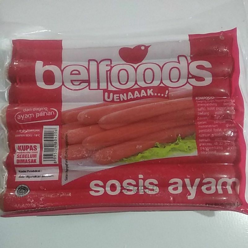 

ueennaaak sosis ayam belfoods 500gr