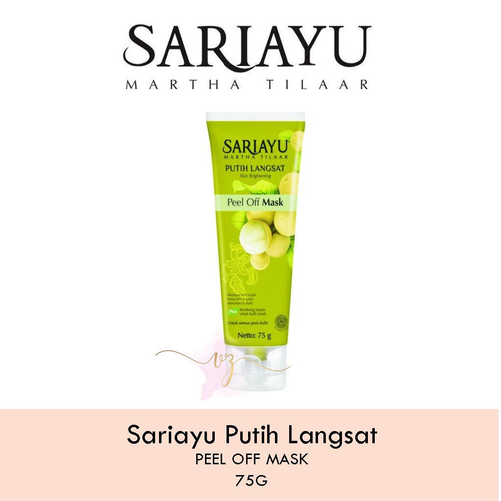 Sariayu Putih Langsat Peel Off Mask 75g