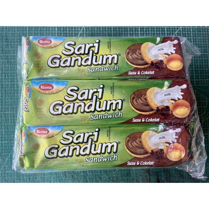 

Biskuit SARI GANDUM 108 GR / PAK / 6 Pcs