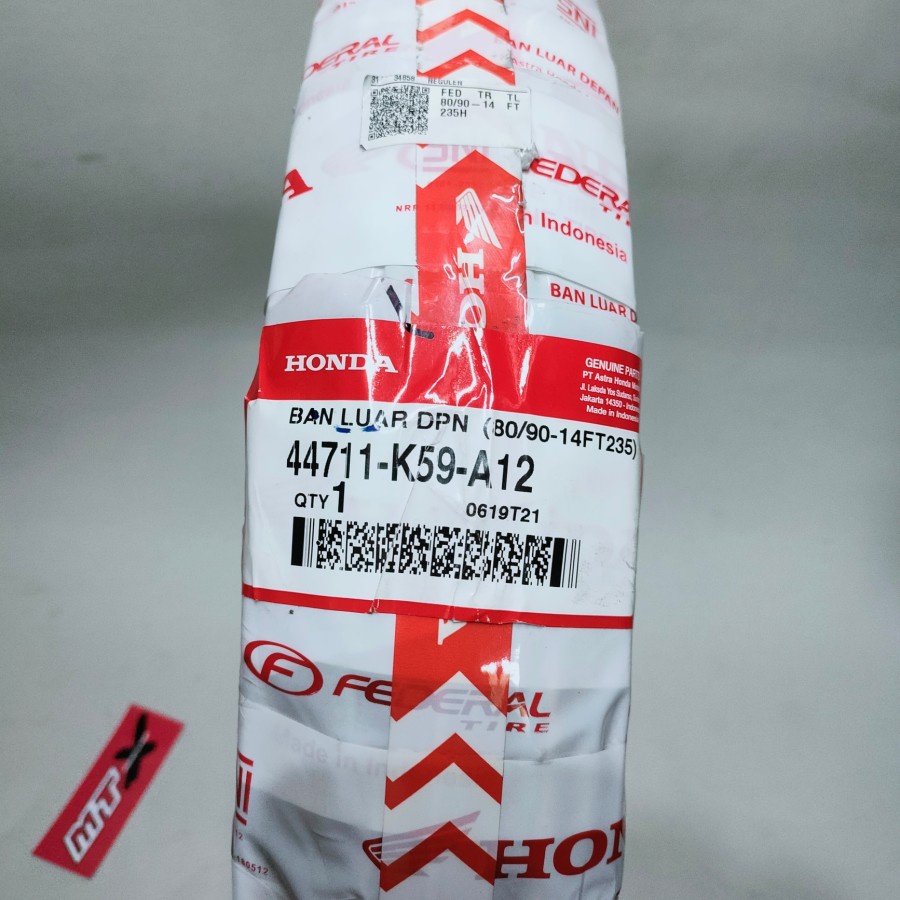 BAN HONDA VARIO 150 DEPAN 80/90-14 K59