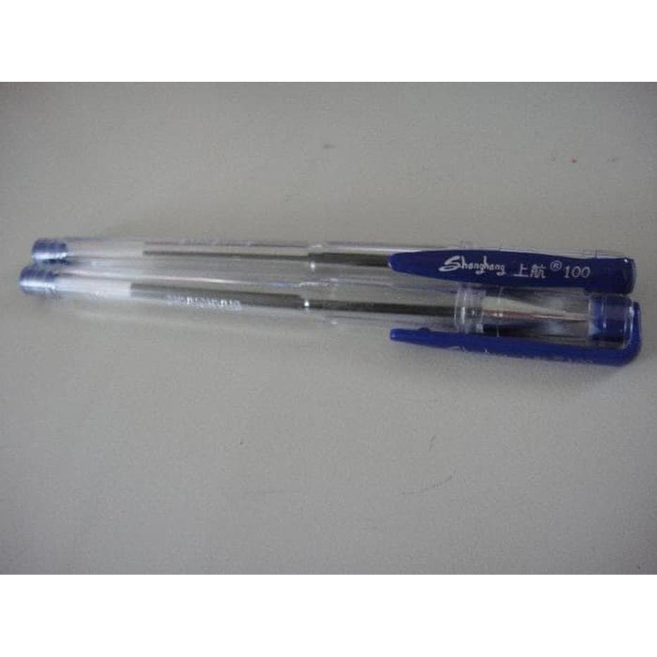 

Bolpen Pen Ball Point Pulpen ShangHang SH100 Import Tinta Germany pipo - Hitam LBAG