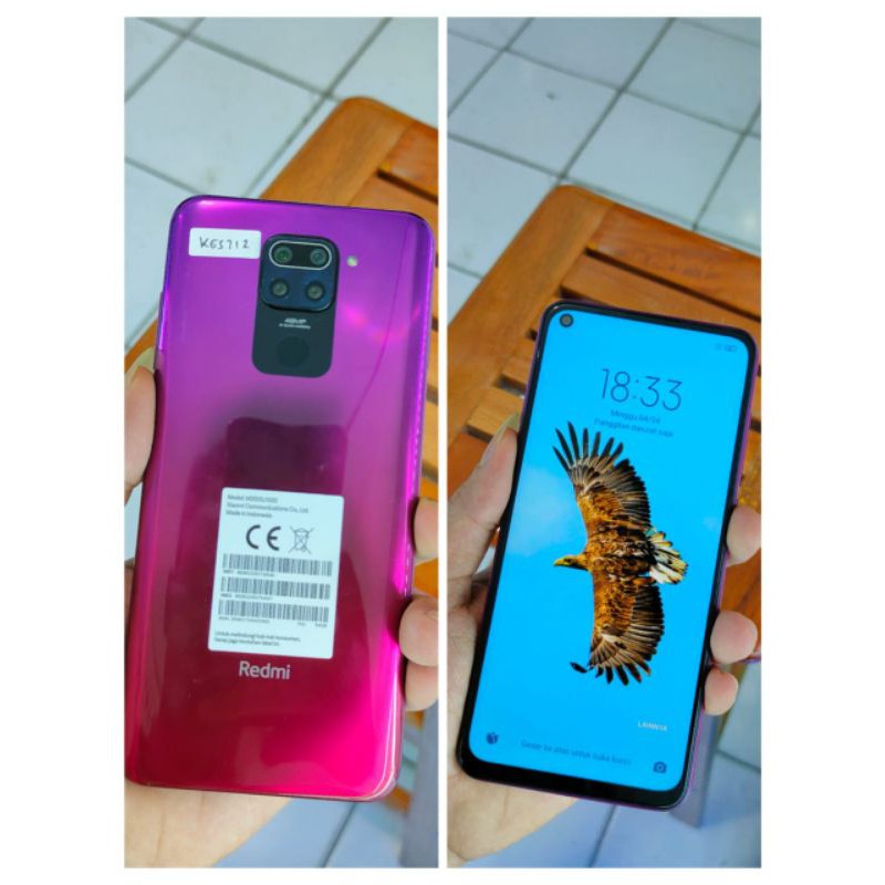 Hp second murah Redmi Note 9 4/64 / hp seken murah / hp bekas murah