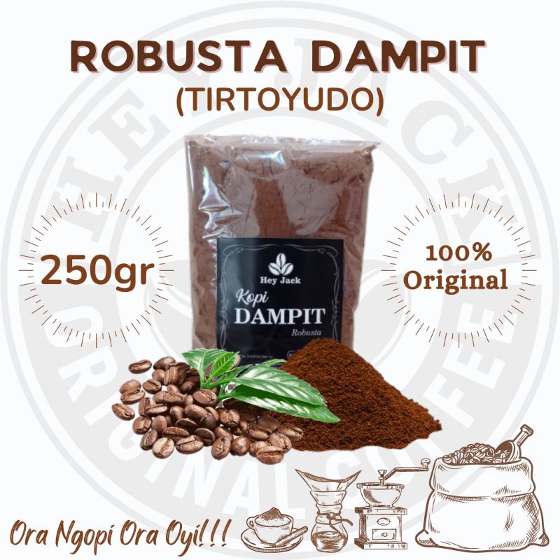 

Robusta Dampit Tirtoyudo 250gr | Robusta Dampit | Kopi Bubuk | Kopi Murni | Kopi Hitam | Kopi Original