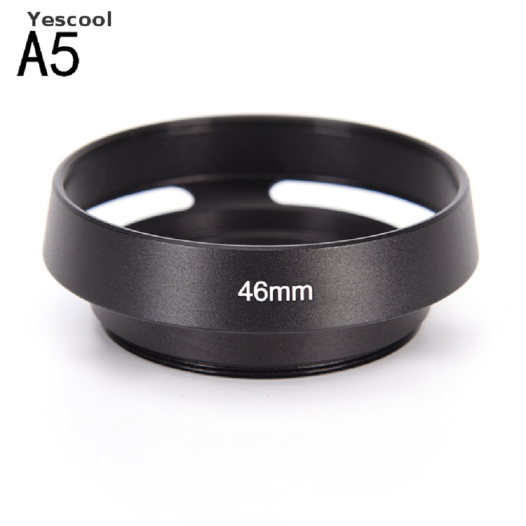 Yescool 37 39 40.5 43 46 49 52 55 58 62 67mm Pelindung Lensa Kamera Leica Canon Nikon