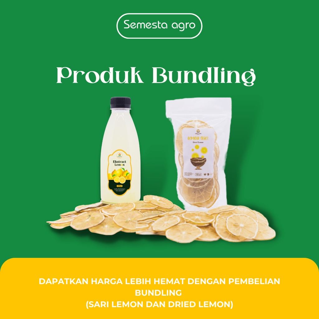

[BUNDLING] Sari Lemon + Lemon Kering | Paket Diet Sehat Praktis | Lemon Diet | Lemon Pelangsing | Lemon Peluntur Lemak