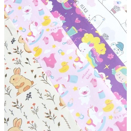 

Add Wrapping paper baby girls - kertas kado lucu motif cewek