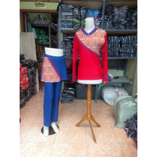 motif batik Baju setelan panjang muslim celana rok motif batik Baju setelan panjang muslim celana rok