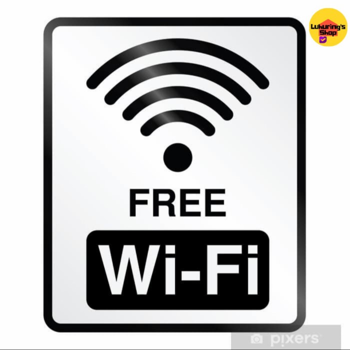 

Cutting Sticker Stiker WiFi anti air terlihat timbul