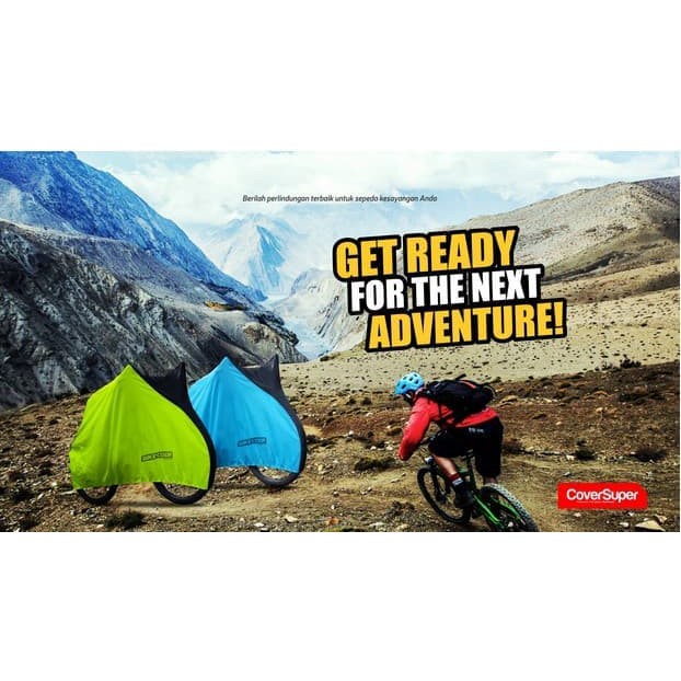 Termurah CoverSuper Cover Sepeda / Mantel Sepeda Urban & Sepeda Gunung