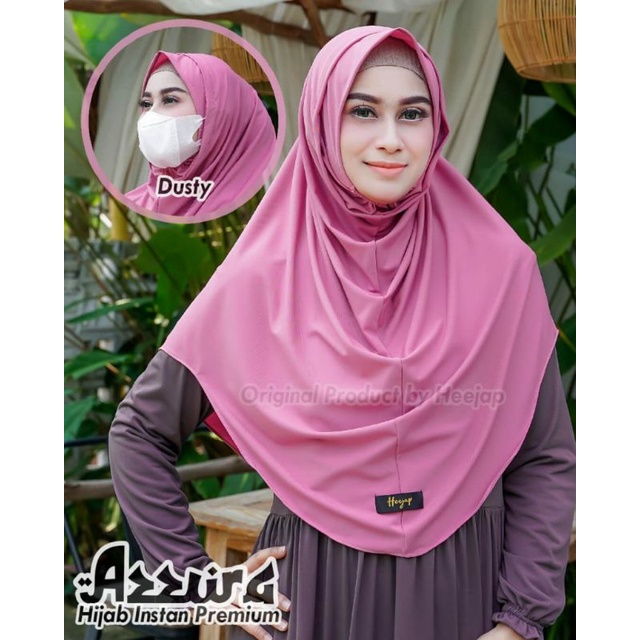 HIJAB EARLOOP BERGO lNSTAN AZZURA || BY HEEJAP