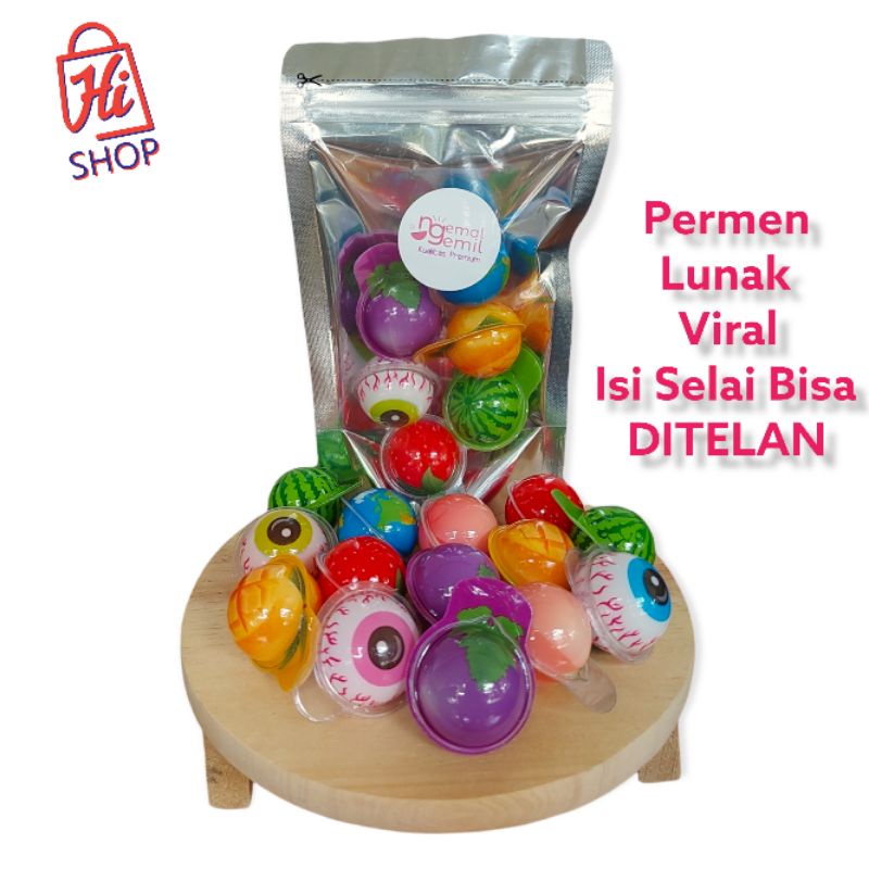 

Permen Lunak Viral Isi Selai Kenyal Aneka Rasa Buah Bisa di Telan Kualitas Premium