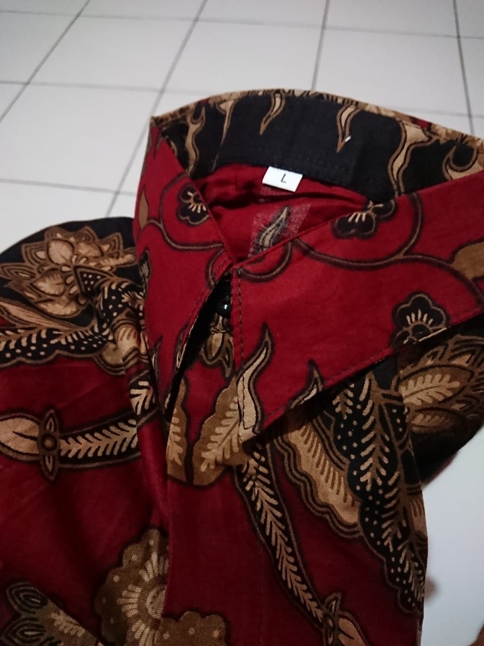 Batik Slimfit Modern Kemeja Batik Pria Formal Pegawai Guru Pns