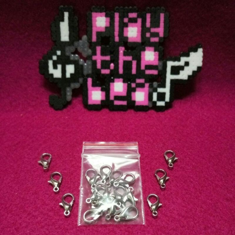 12 pcs Kait Udang Lobster Cantelan Gelang Kalung Aksesoris Lusin 10mm, 12mm, 14mm, 16mm Kait Masker